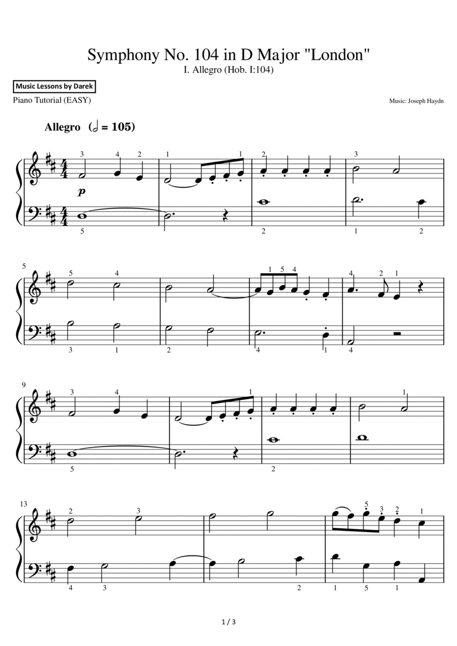 Symphony No. 104 in D Major 