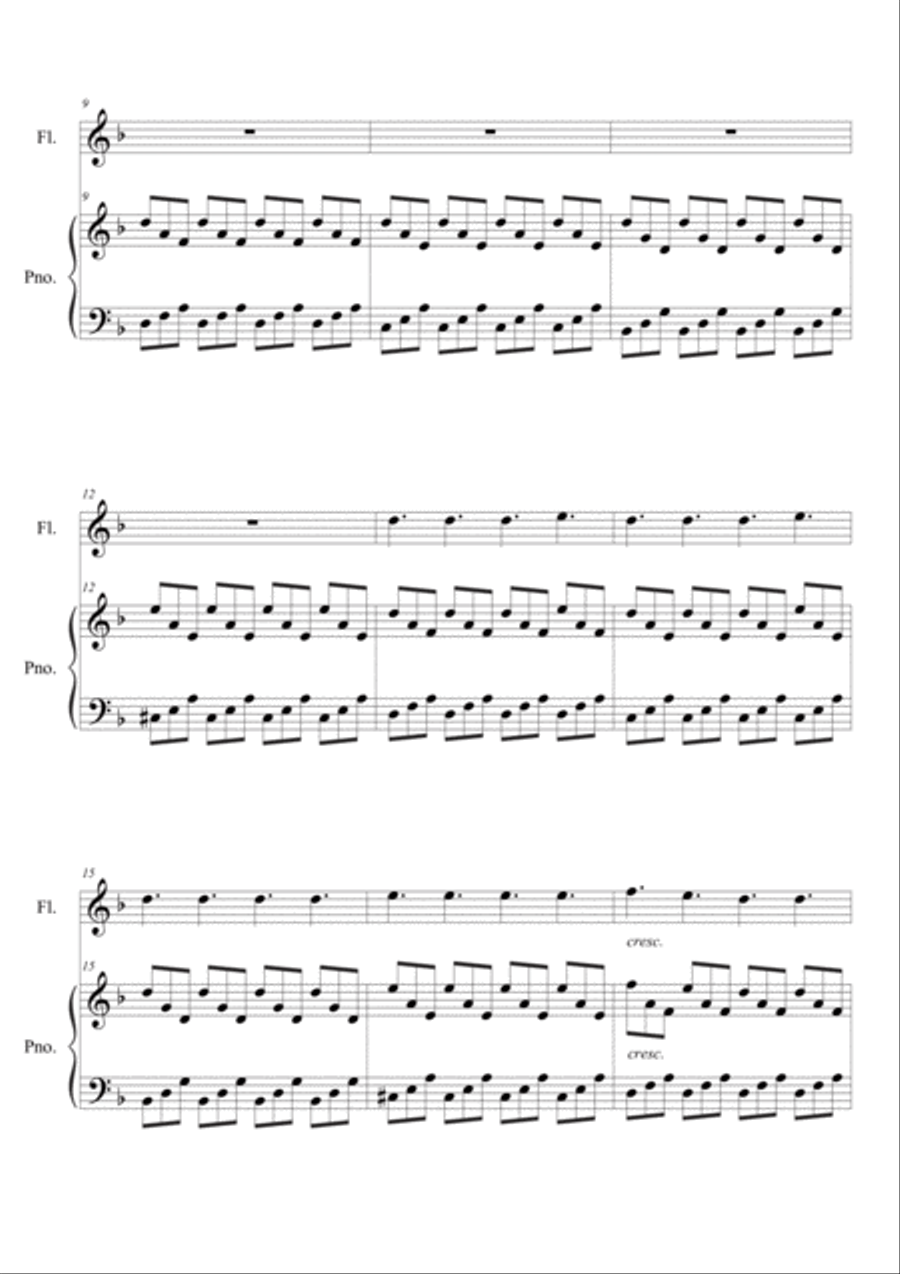 Van Gogh (flute/piano) Flute Solo scores gallery preview page 2