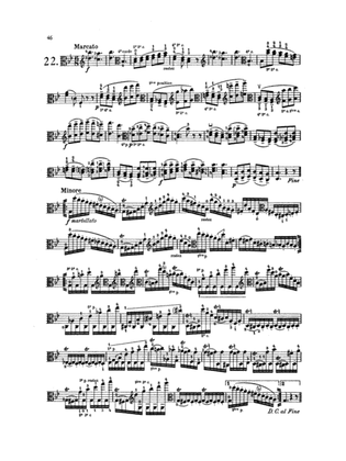 Book cover for Paganini: Twenty-four Caprices, Op. 1 No. 22 (Transcribed for Viola Solo)