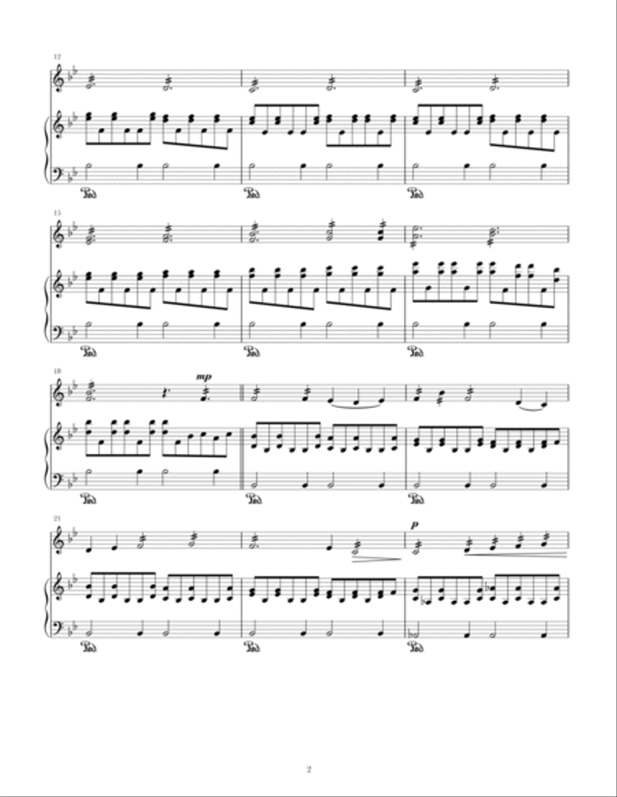 First Bloom Piano scores gallery preview page 2