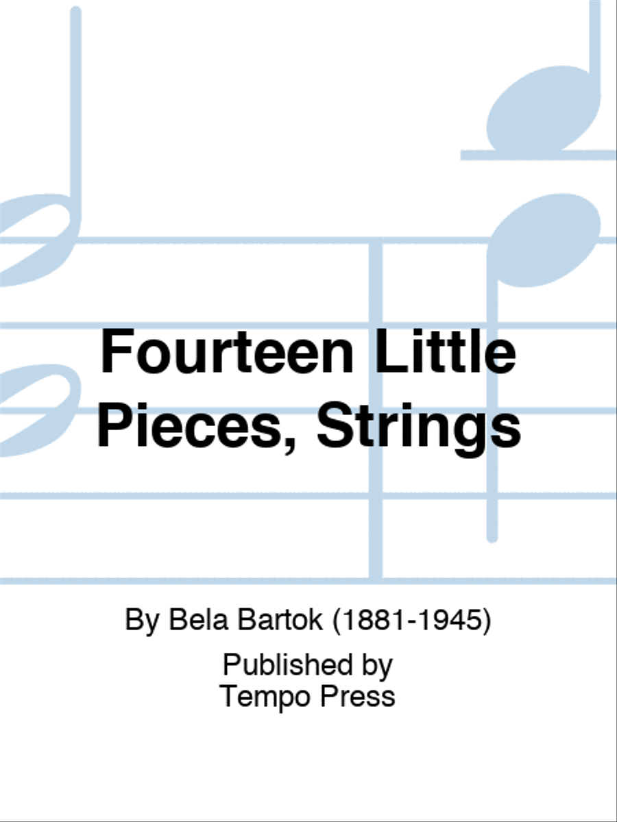 Fourteen Little Pieces, Strings Score scores gallery preview page 1