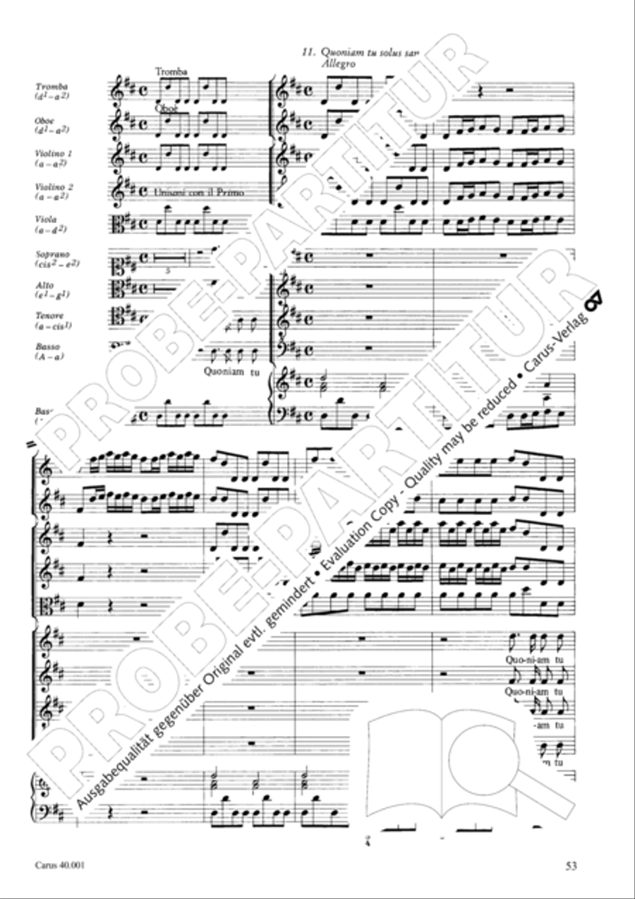 Gloria in D SSA scores gallery preview page 60