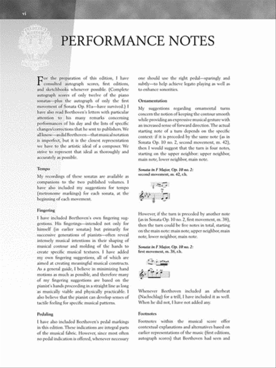 Beethoven - Piano Sonatas, Volume II - Book Only Piano Solo scores gallery preview page 6