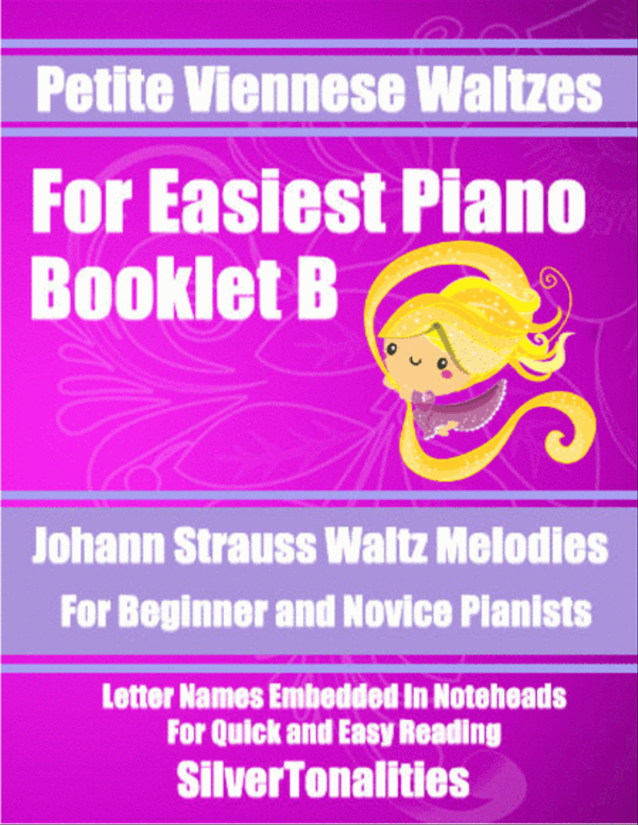 Petite Viennese Waltzes for Easiest Piano Booklet B Easy Piano scores gallery preview page 1