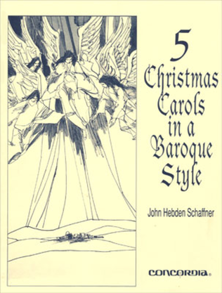 Book cover for Five Christmas Carols in a Baroque Style
