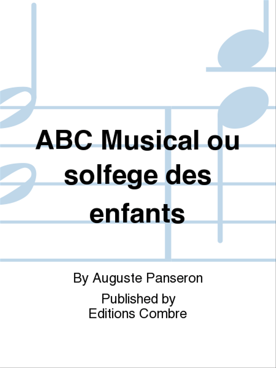 ABC Musical ou solfège des enfants