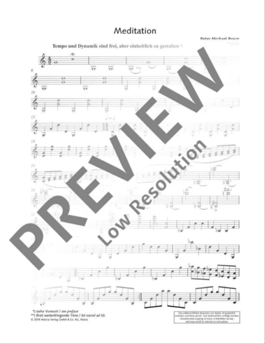 Meditation Meditation Voice scores gallery preview page 21