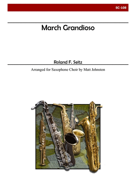 March Grandioso for Saxophone Choir image number null