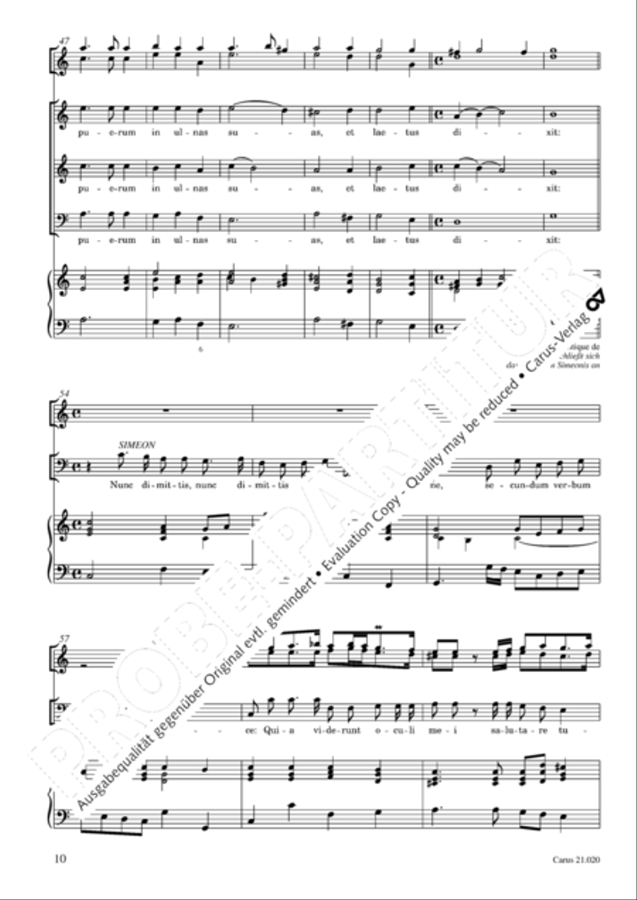 In festo purificationis In festo purificationis Choir scores gallery preview page 11