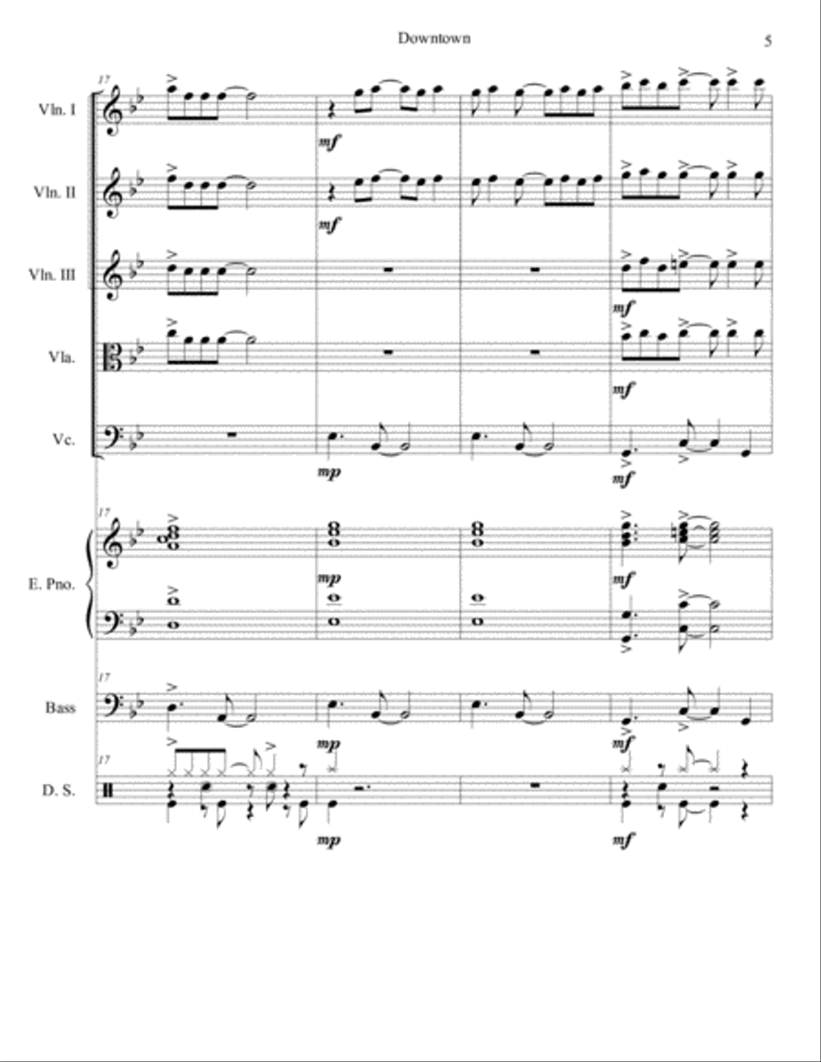Downtown Large Ensemble scores gallery preview page 5