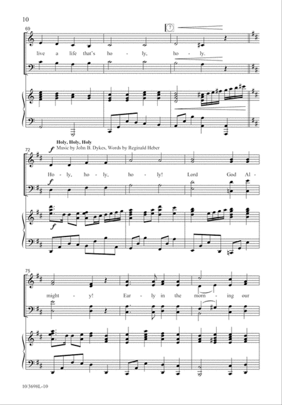 Holy Child Holy Child 4-Part scores gallery preview page 10
