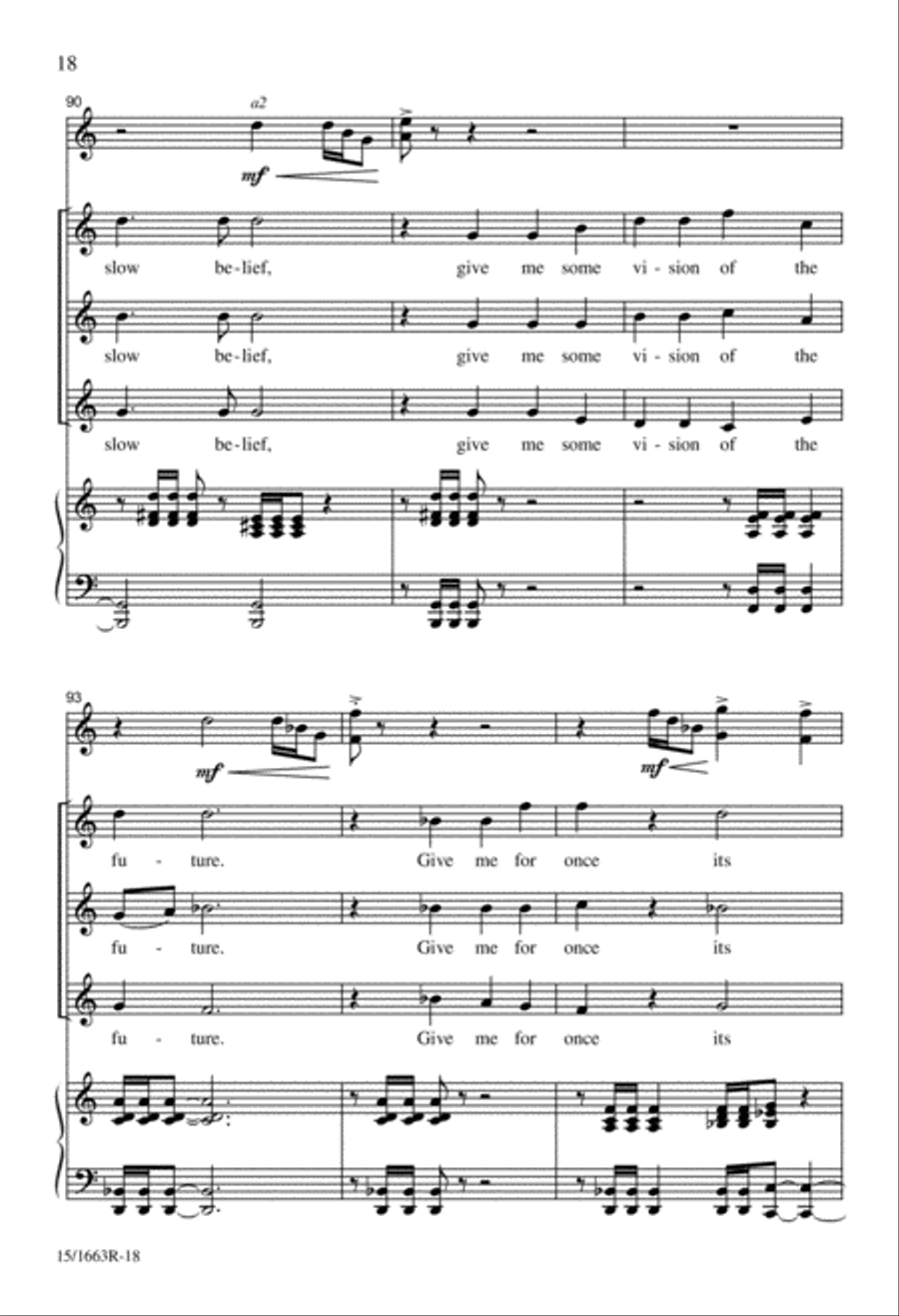 The Mystic Trumpeter SSA scores gallery preview page 18
