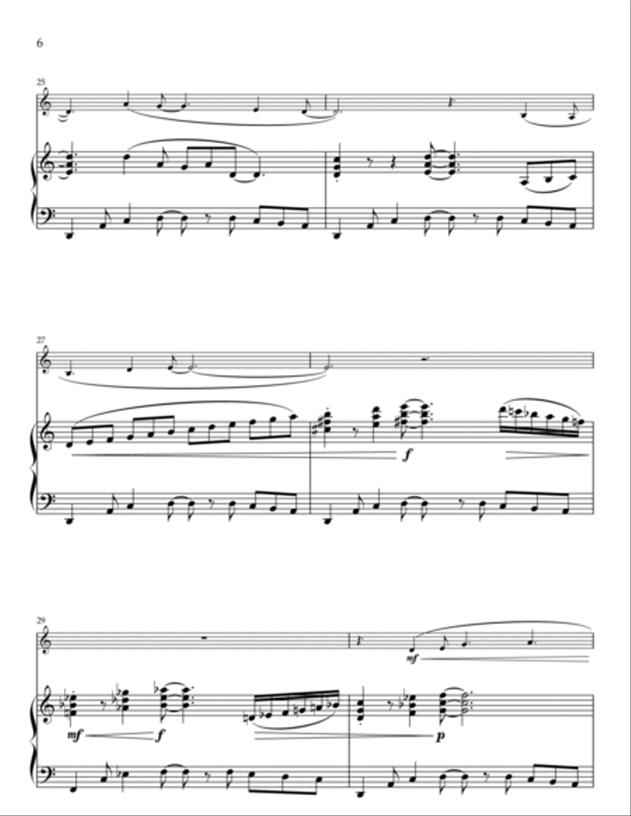 Sonata for Alto Saxophone and Piano Chamber Music scores gallery preview page 6