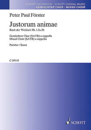 Book cover for Justorum Animae Buch Der Weisheit III 1.2a.3b