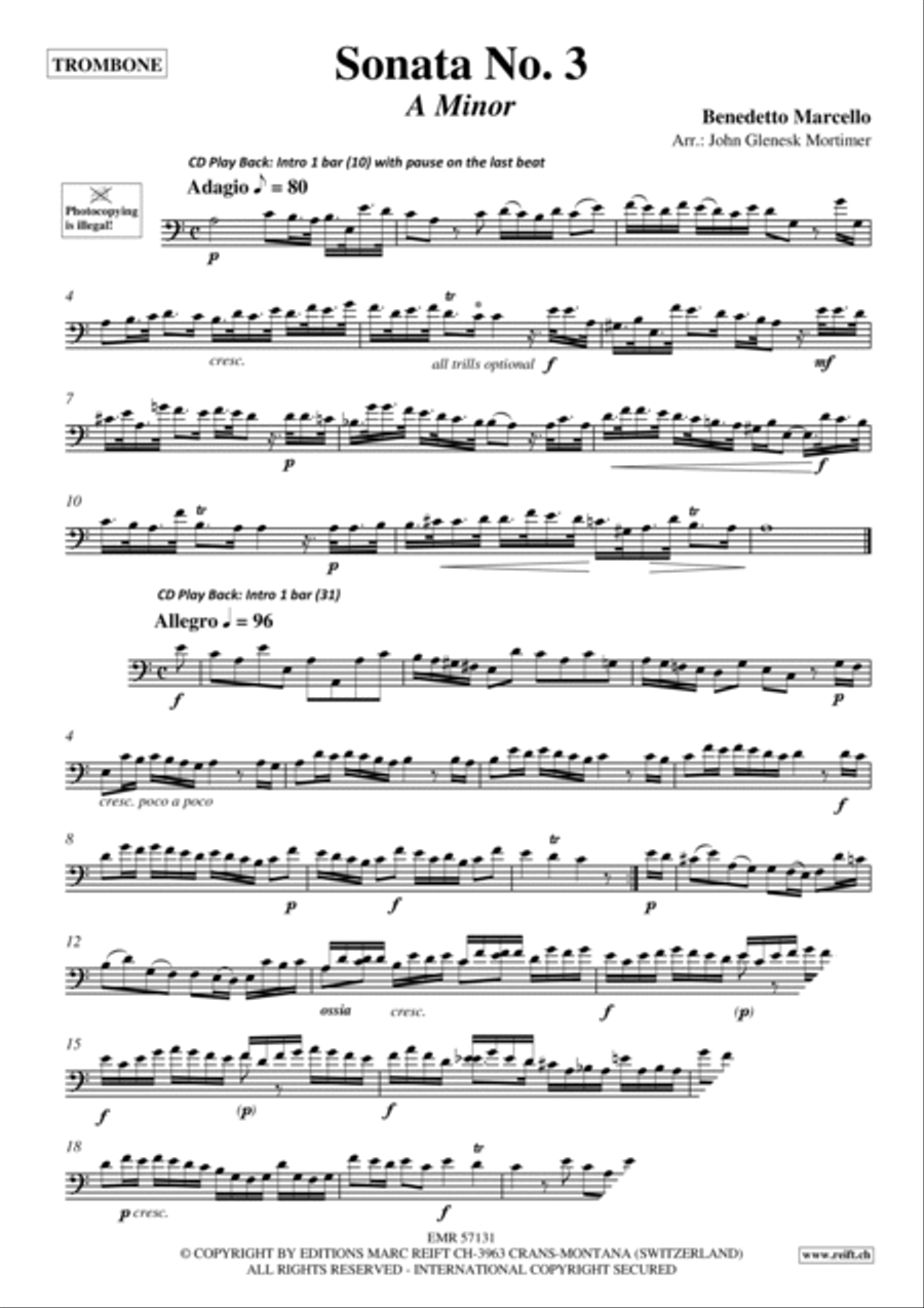 Sonata No. 3 Organ scores gallery preview page 3