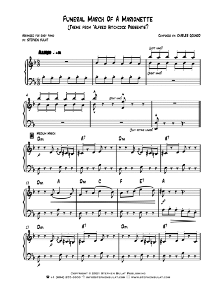 Funeral March Of A Marionette (Theme from 