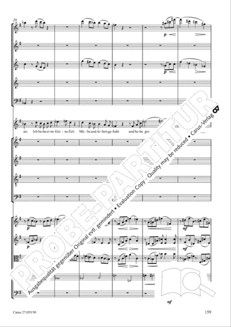 Ein Deutsches Requiem (German Requiem) 4-Part scores gallery preview page 166