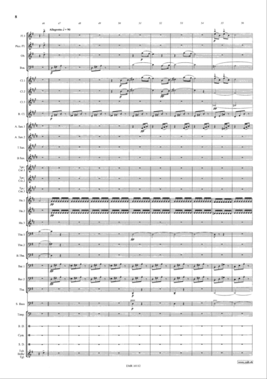 Die Fledermaus Overture Concert Band scores gallery preview page 9