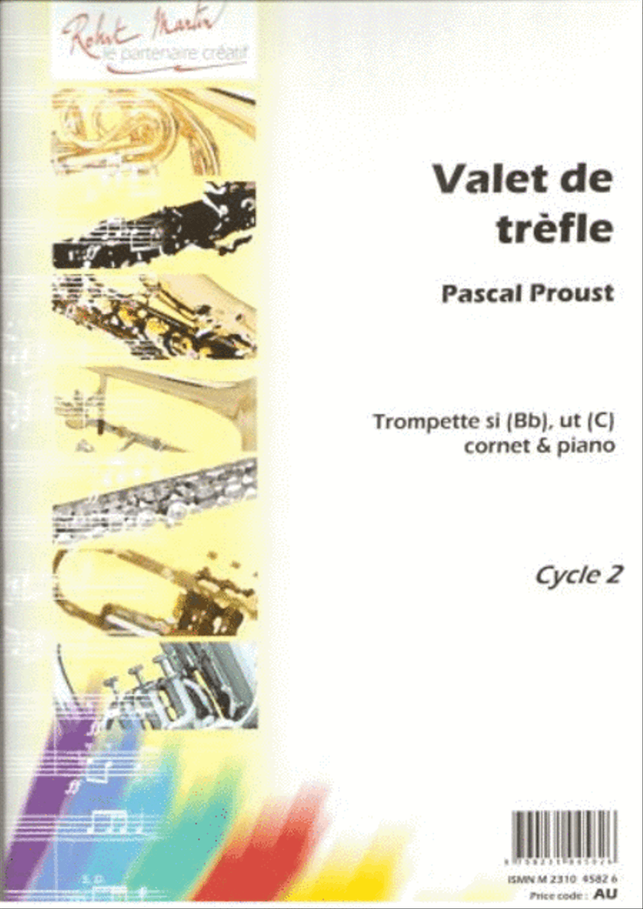 Valet de trêfle, pour trompette Trumpet Solo scores gallery preview page 1