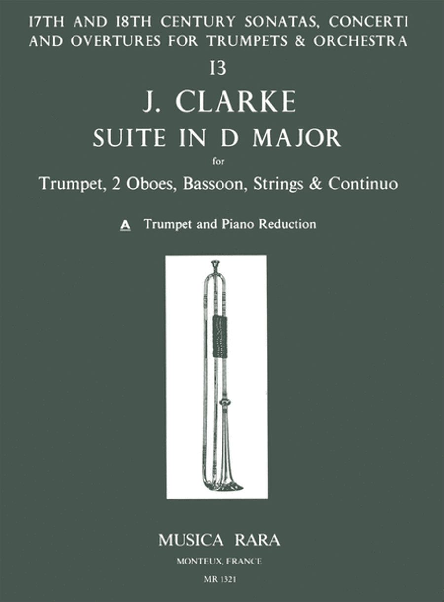Suite in D major Trumpet Solo scores gallery preview page 1