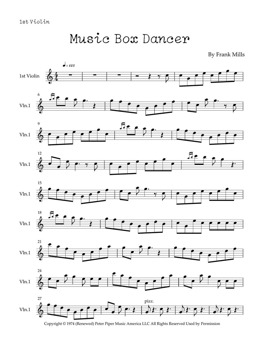 Music box dancer deals