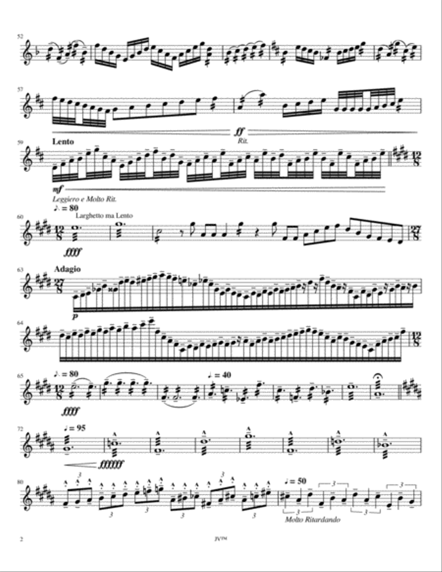 Amour en L'air (Love in the Air) Marimba scores gallery preview page 2
