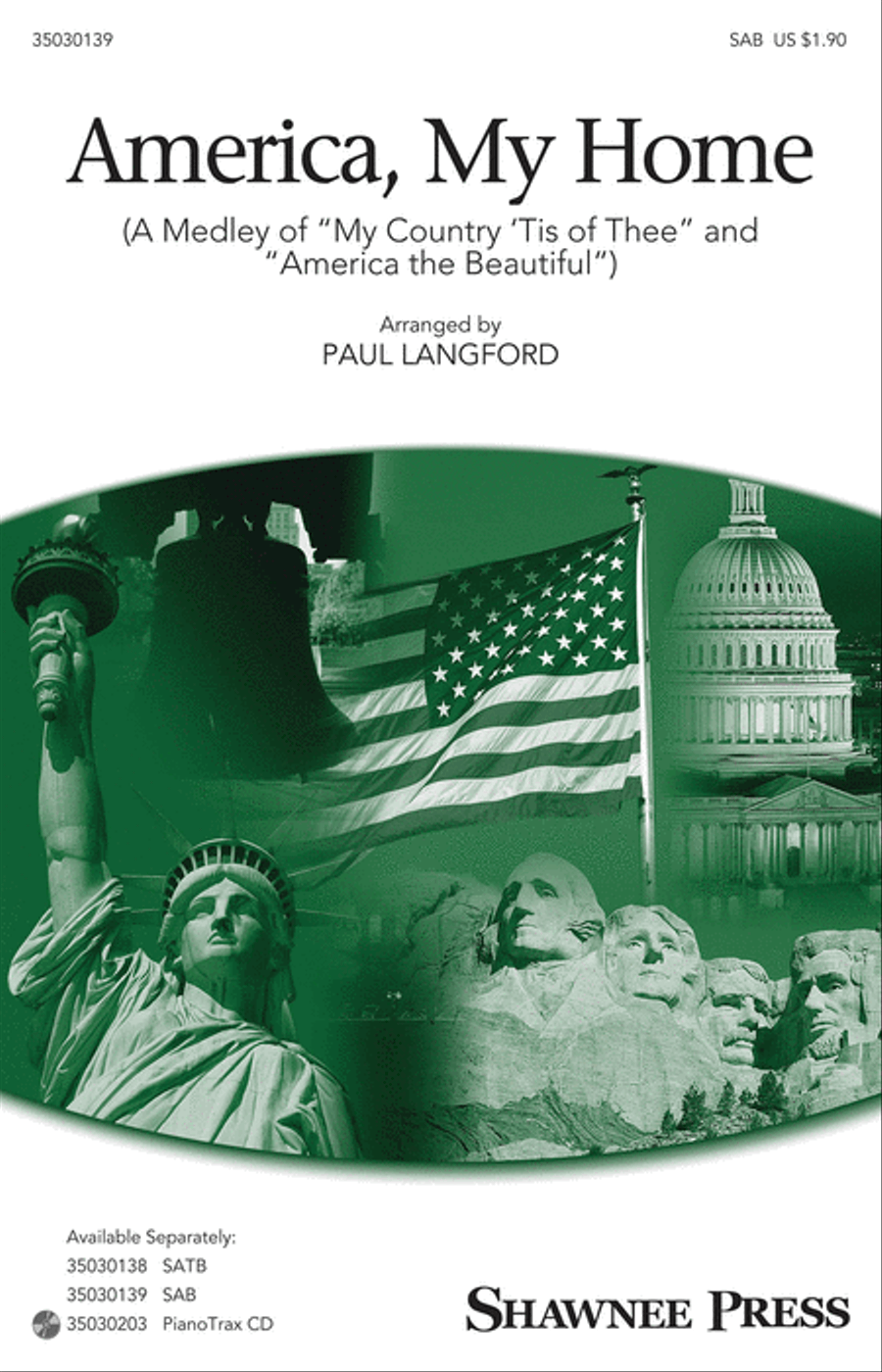 America, My Home America, My Home 3-Part scores gallery preview page 1
