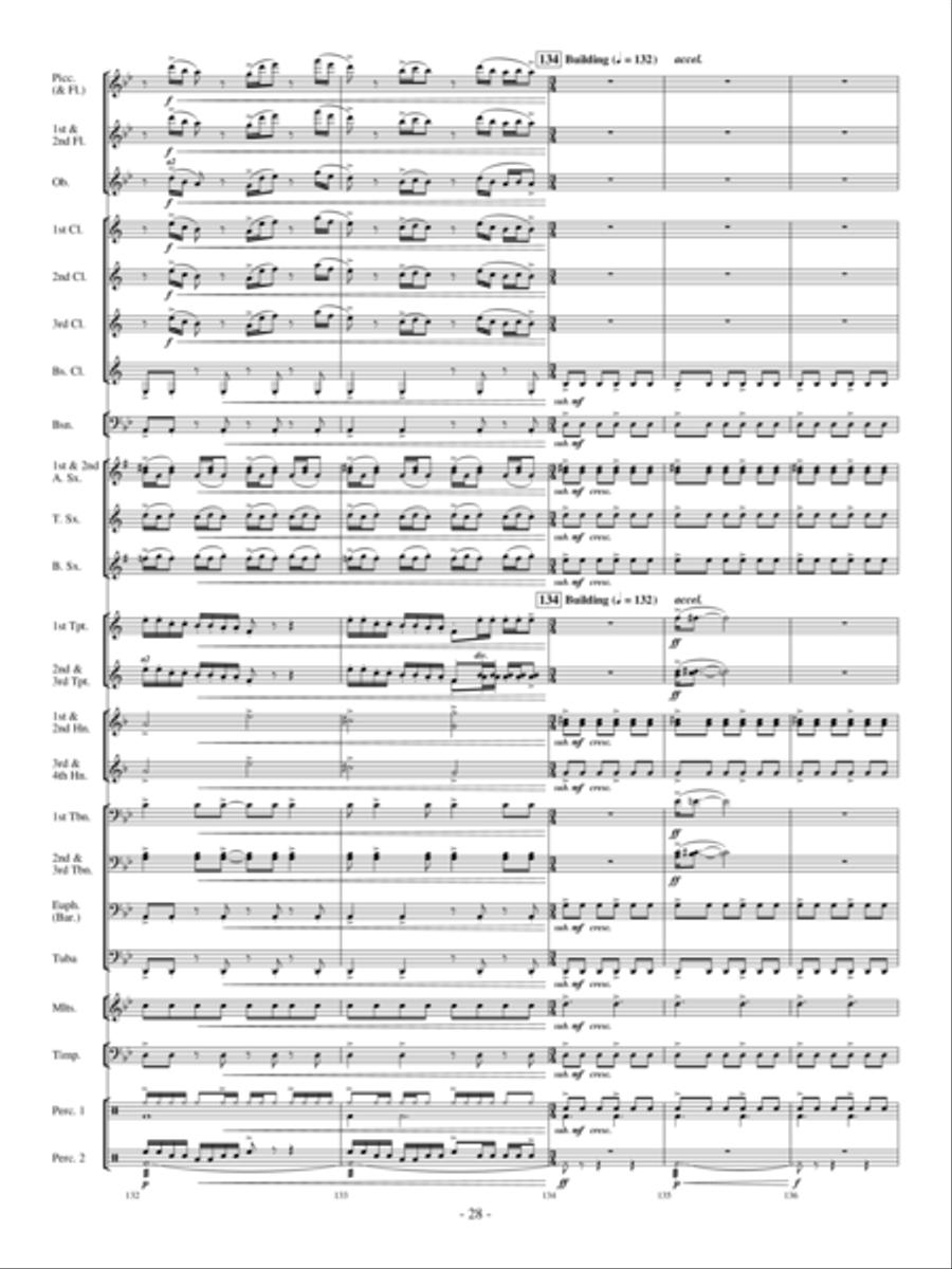 Sensei's Ride On The Cherry Blossom Express Concert Band scores gallery preview page 27