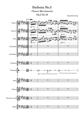 Sinfonía No.3(Tercer Movimiento)-Beautiful things Op.2 No.19