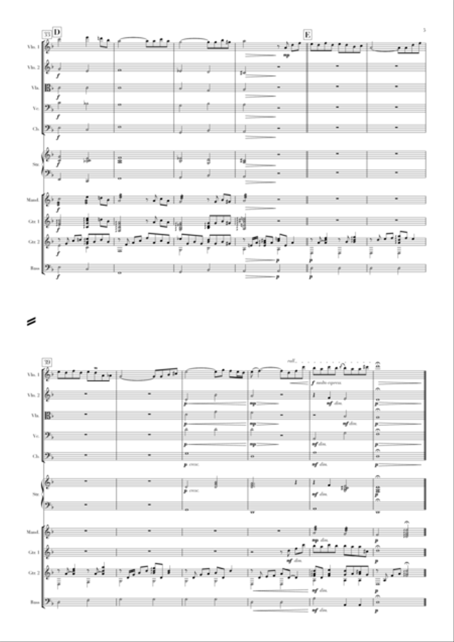 The Godfather (love Theme) Large Ensemble scores gallery preview page 5