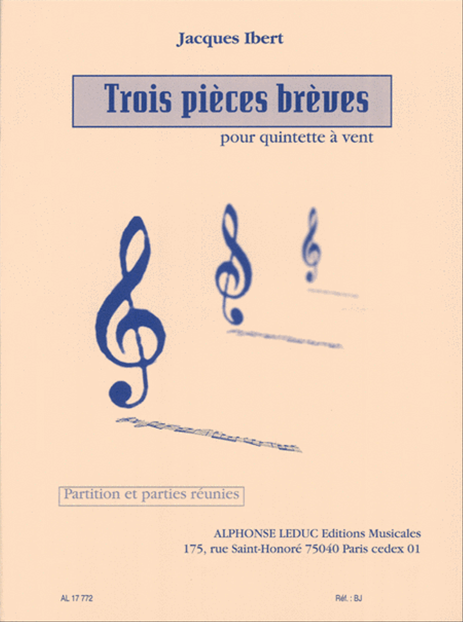 3 Pièces brèves 3 Pièces brèves Woodwind Quintet scores gallery preview page 1