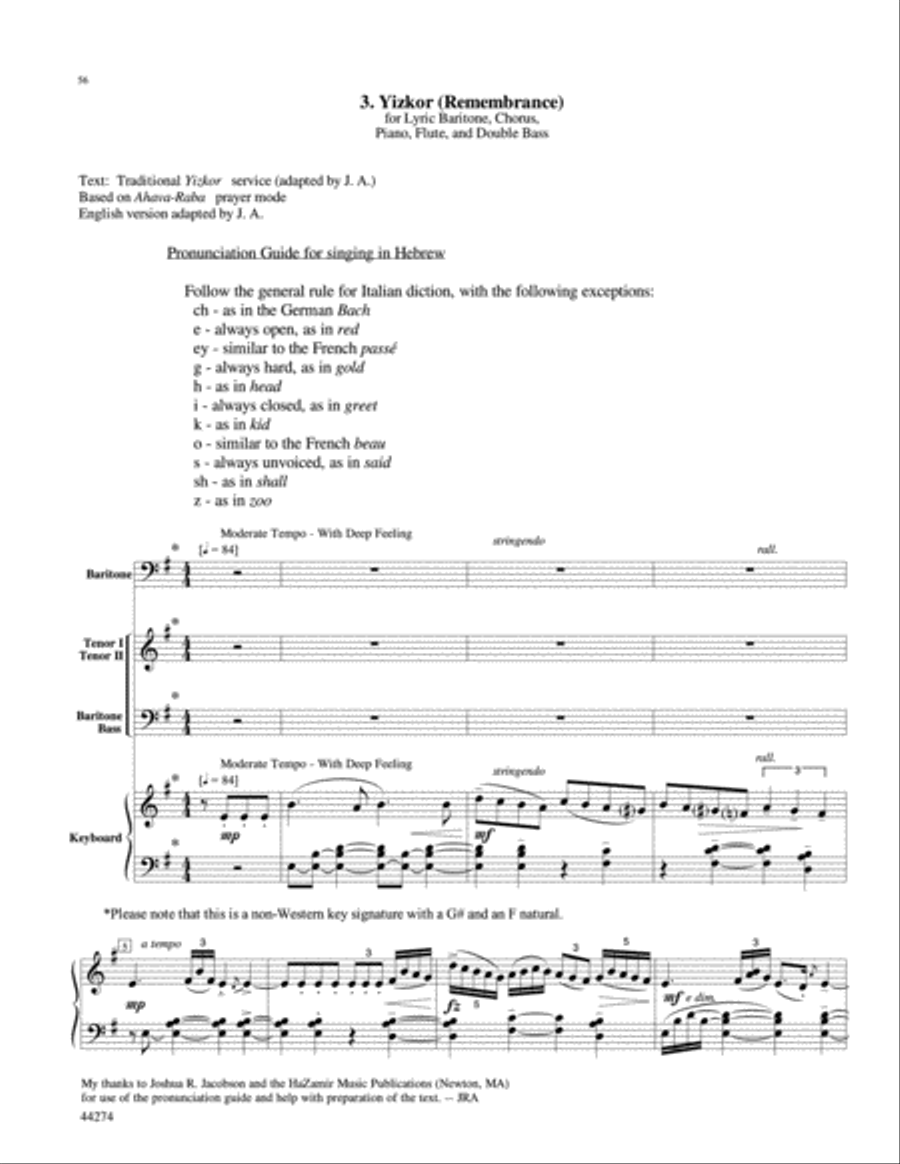 Memento Mori -- An AIDS Requiem Men's Choir scores gallery preview page 7