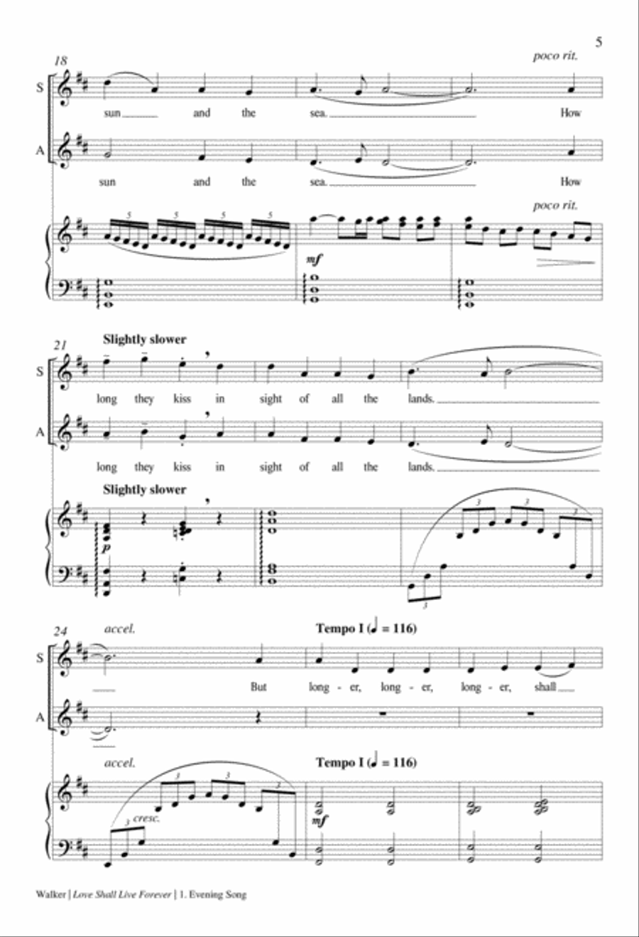 Love Shall Live Forever SSAA scores gallery preview page 5