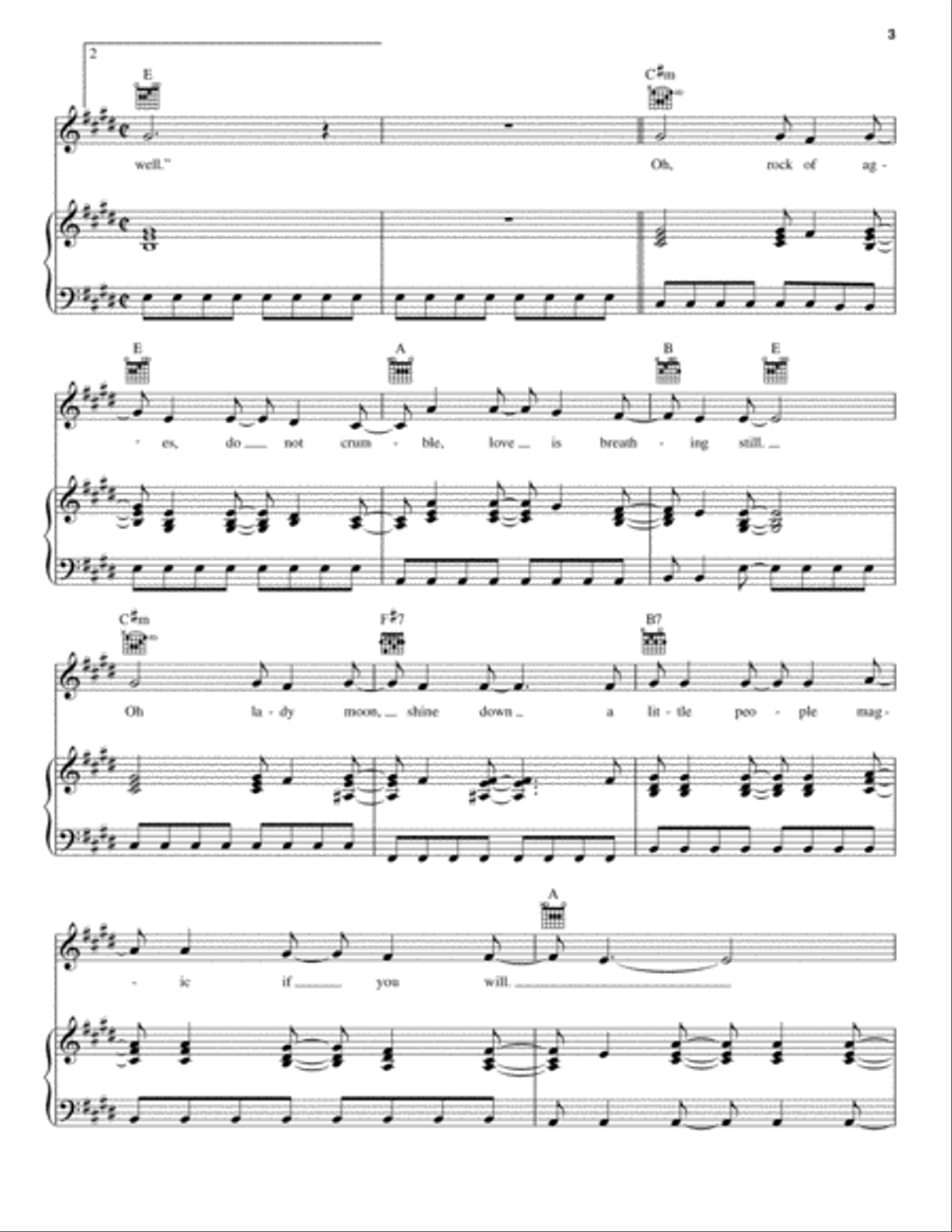 Brighton Rock Piano, Vocal, Guitar scores gallery preview page 3