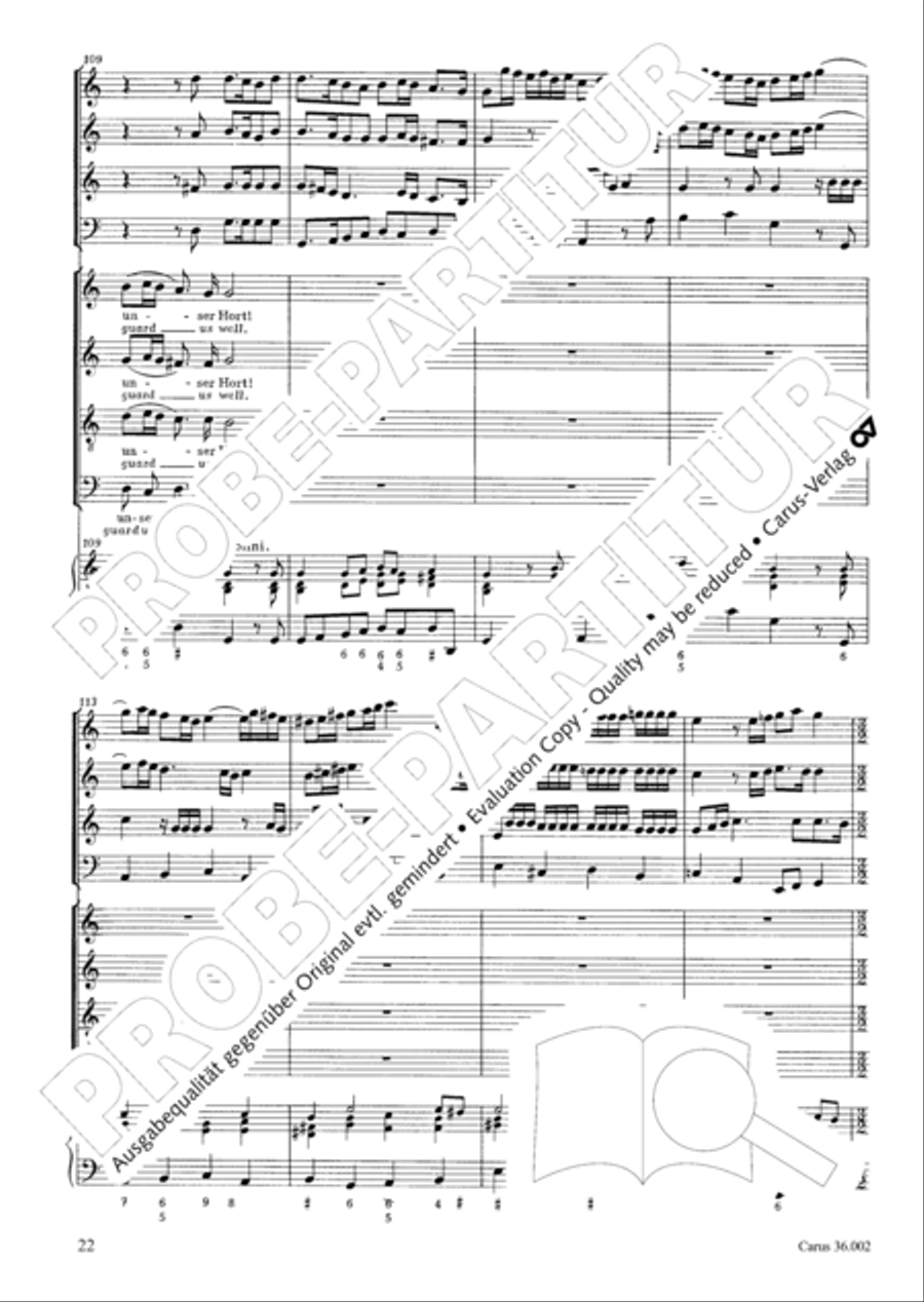 The newly born child (Das neugeborne Kindelein) 4-Part scores gallery preview page 23