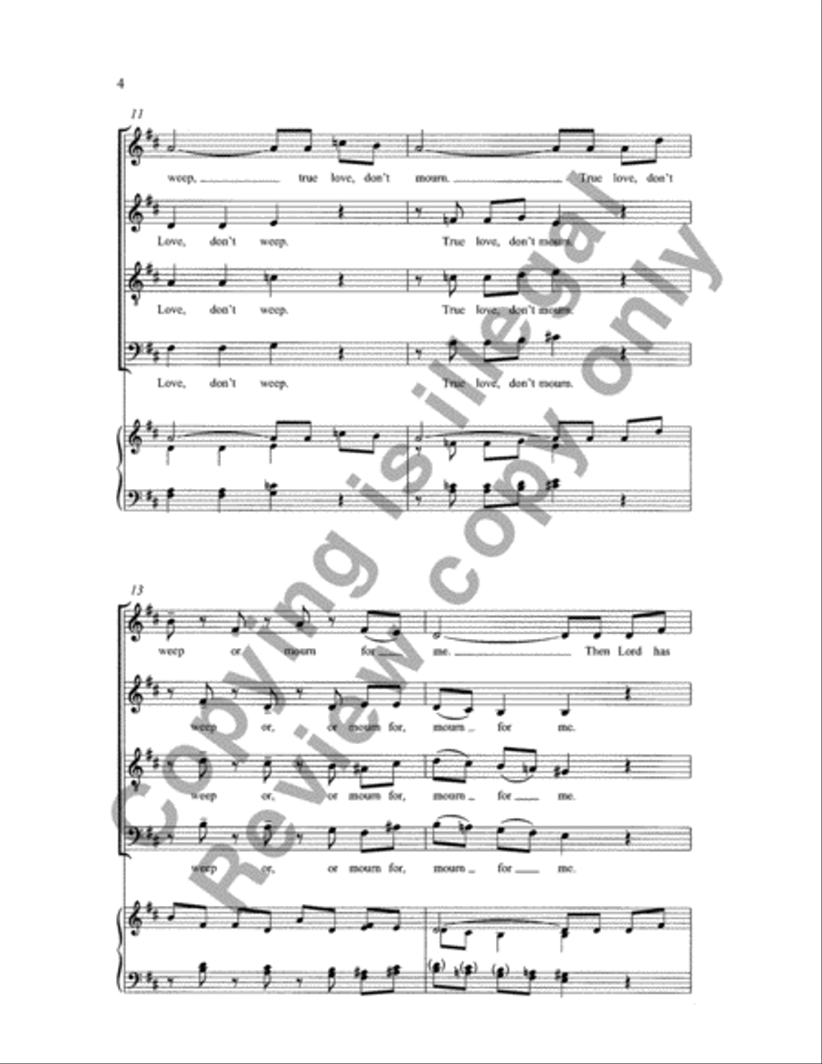 Every Night (When the Sun Goes Down) 4-Part scores gallery preview page 20