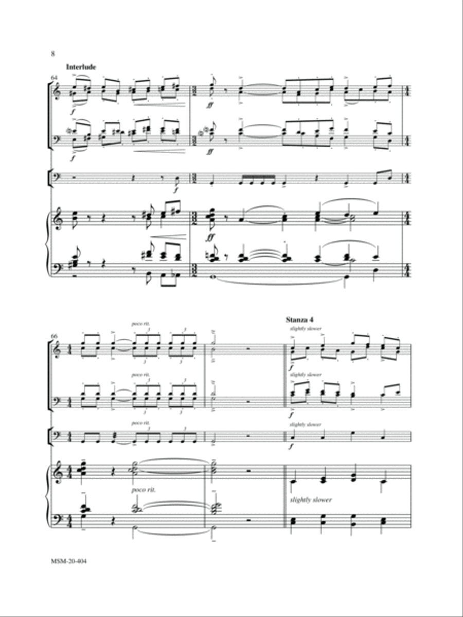 Jesus Christ Is Risen Today Choir scores gallery preview page 5