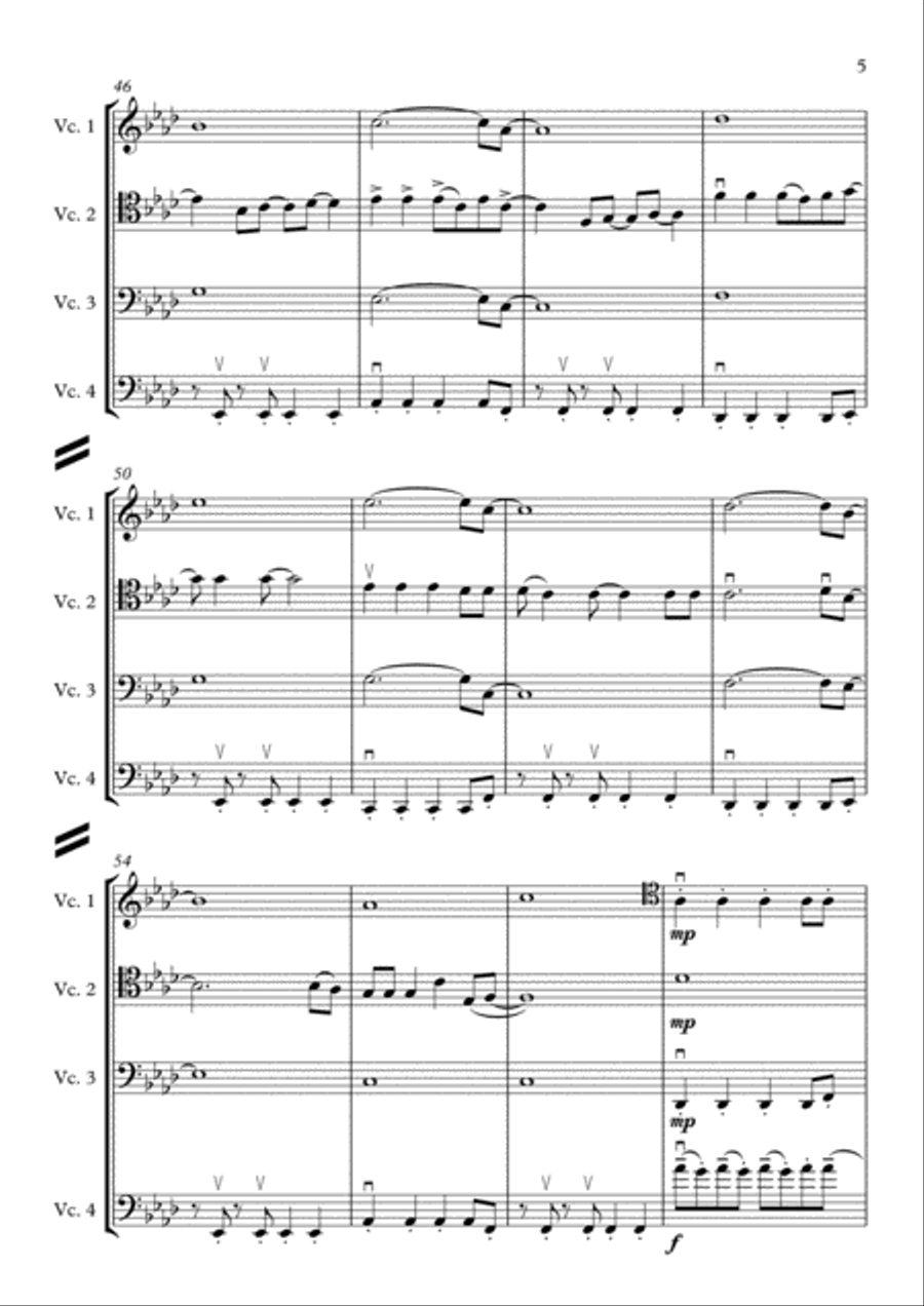 Viva La Vida Chamber Orchestra scores gallery preview page 5