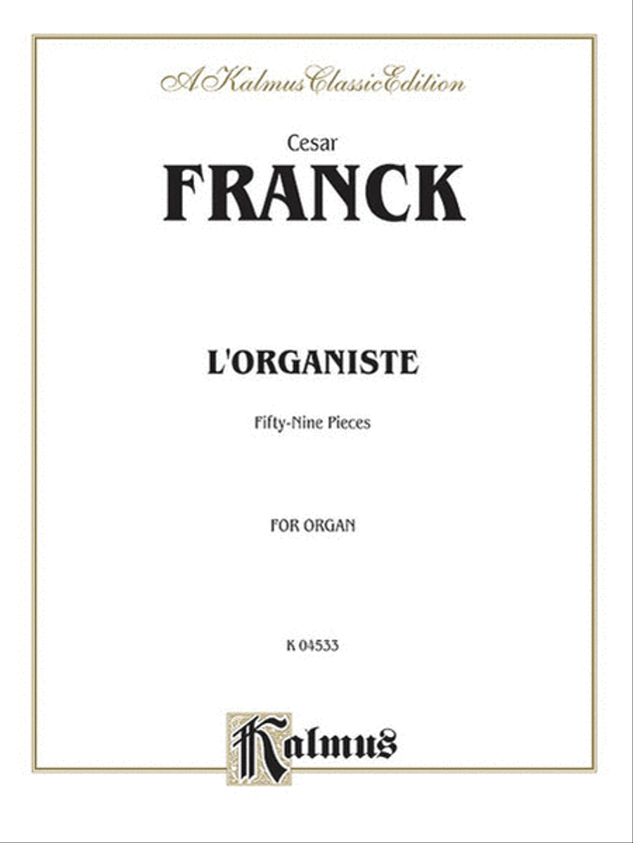 L'Organiste Organ scores gallery preview page 1