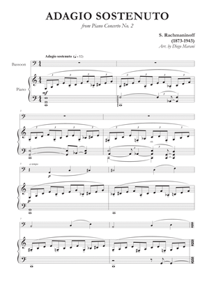 Adagio Sostenuto from "Piano Concerto No. 2" for Bassoon and Piano