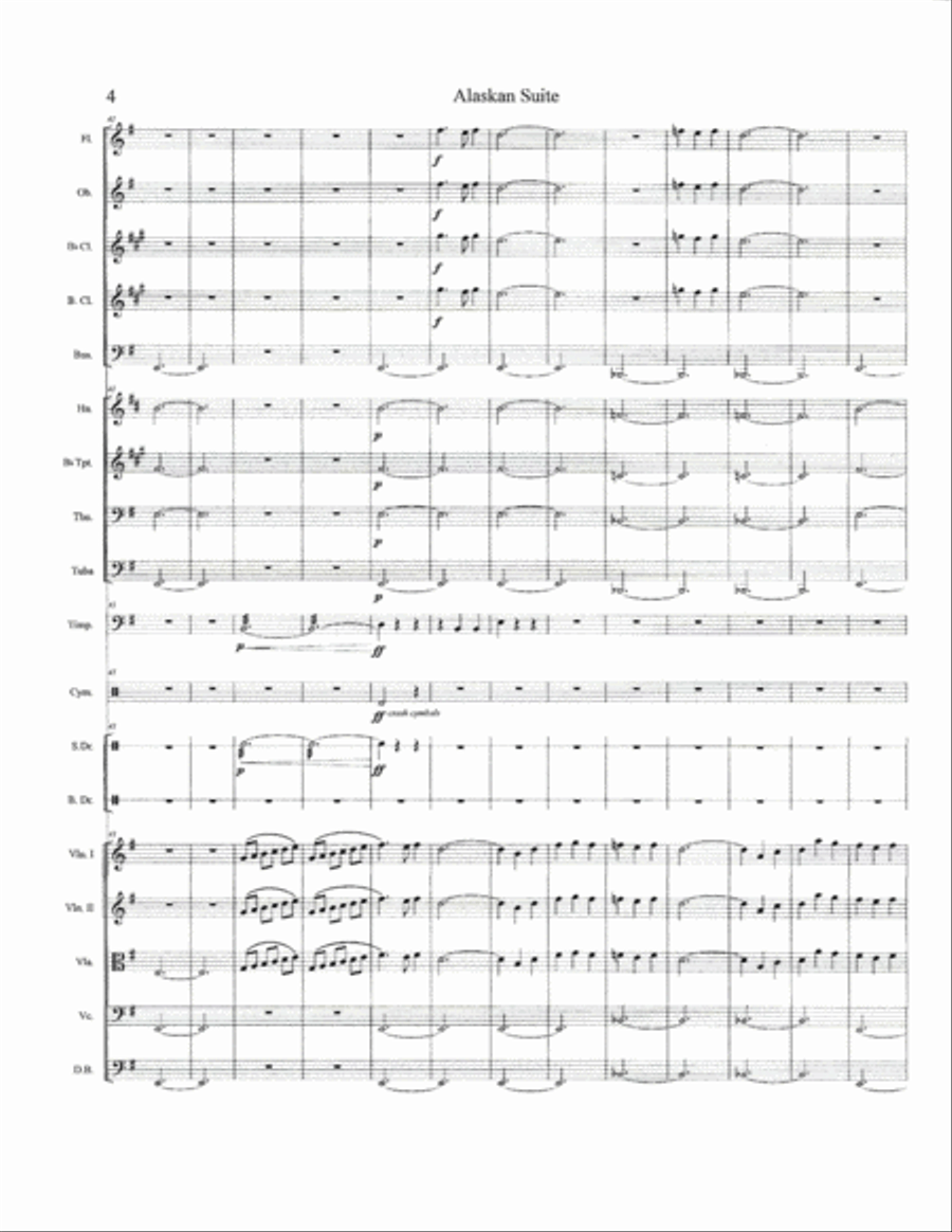 Alaskan Suite-Full Orchestra Set Full Orchestra scores gallery preview page 5