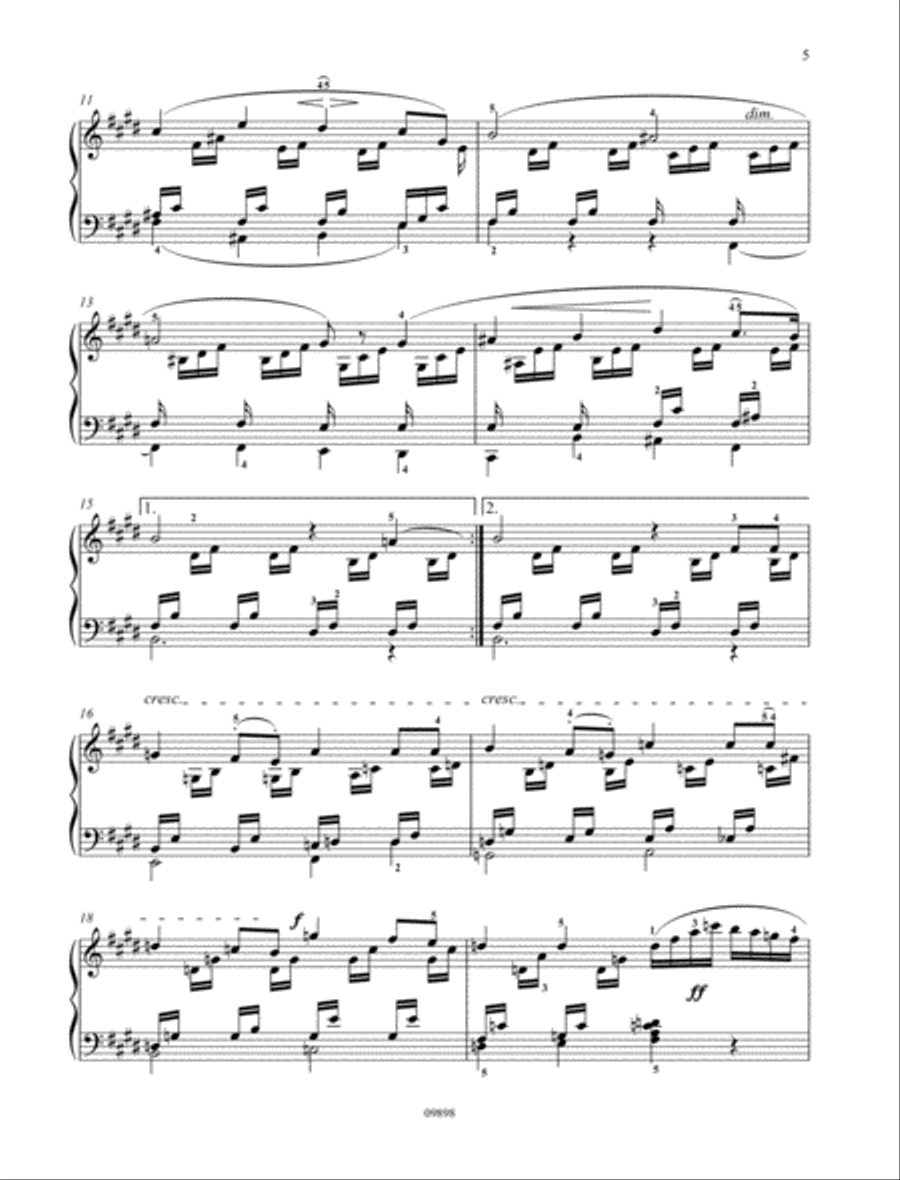 6 Songs Without Words, Op. 19 Piano Solo scores gallery preview page 2