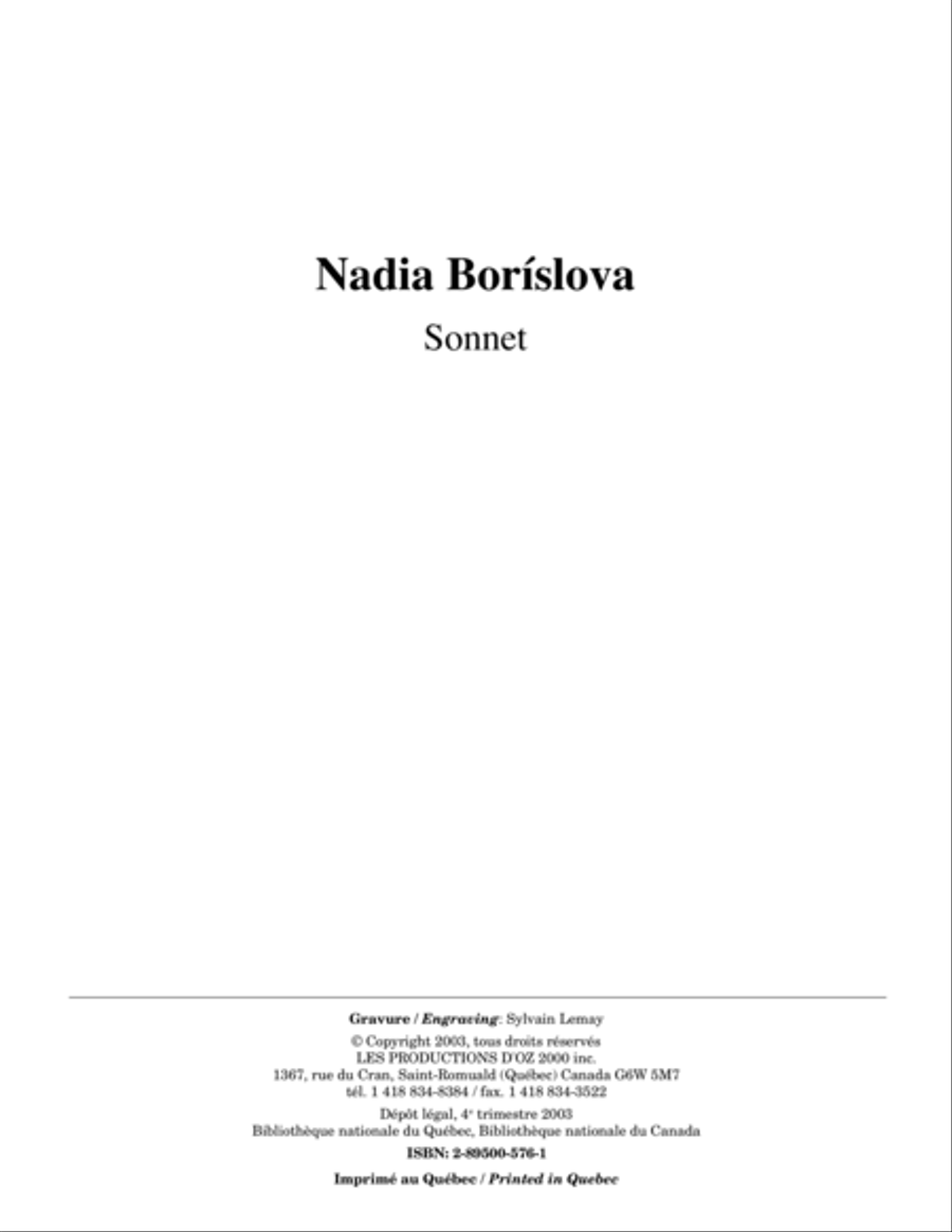Sonnet Sonnet Classical Guitar scores gallery preview page 1