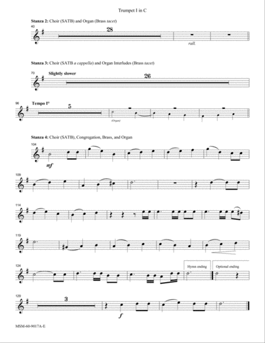 Christ Is Made the Sure Foundation Choir scores gallery preview page 4