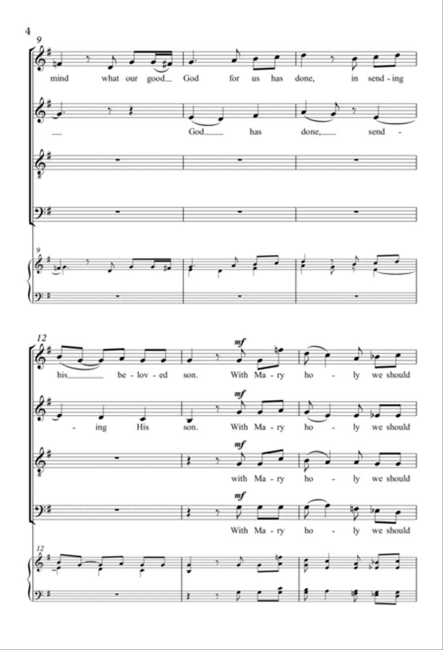Wexford Carol Divisi scores gallery preview page 2