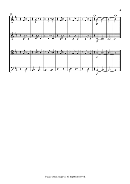 Movement for String Quartet