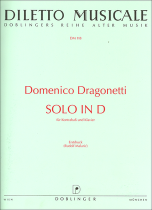 Book cover for Solo D-Dur