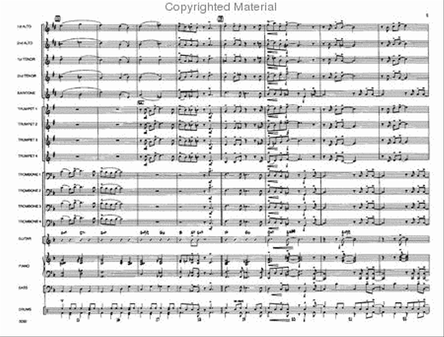O Christmas Tree Jazz Ensemble scores gallery preview page 4