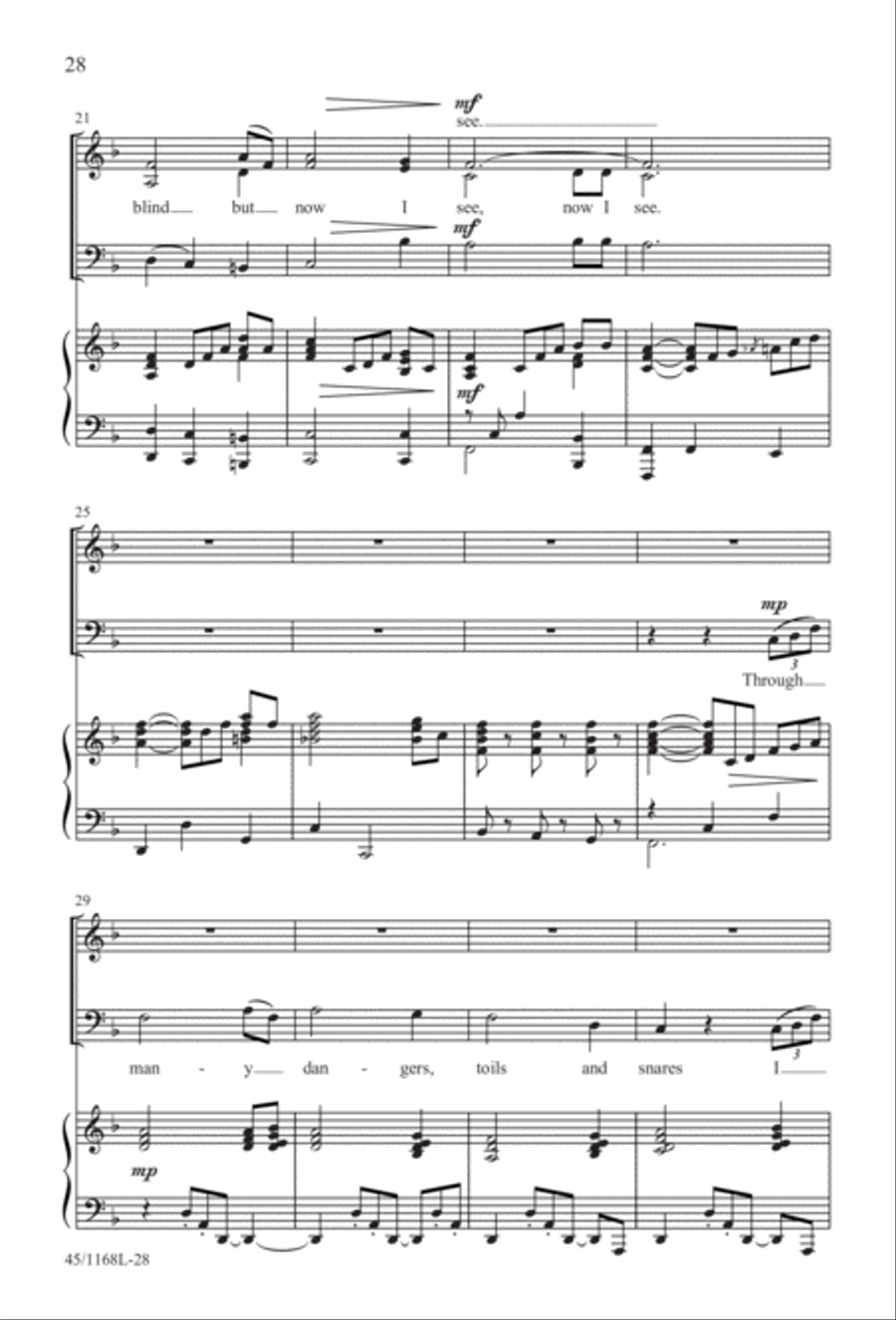 8 Anthems for About 12 Singers 3-Part scores gallery preview page 28