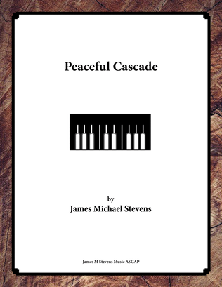 Book cover for Peaceful Cascade - Piano Solo
